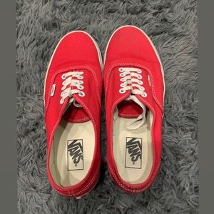 Red Classic Vans